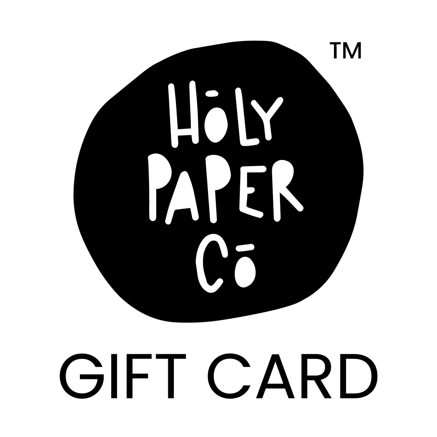 HolyPaperCo gift card