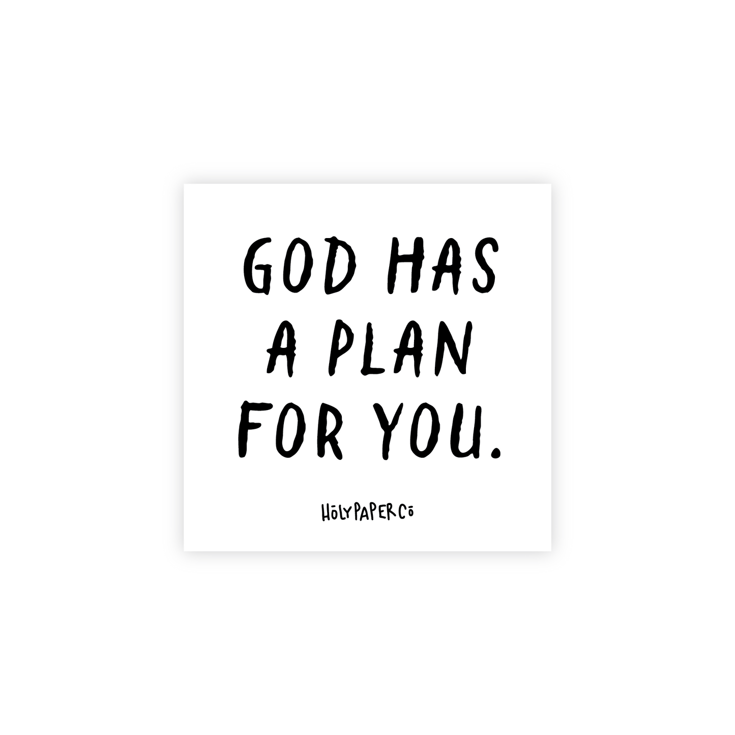 God Has a Plan For You Tracts