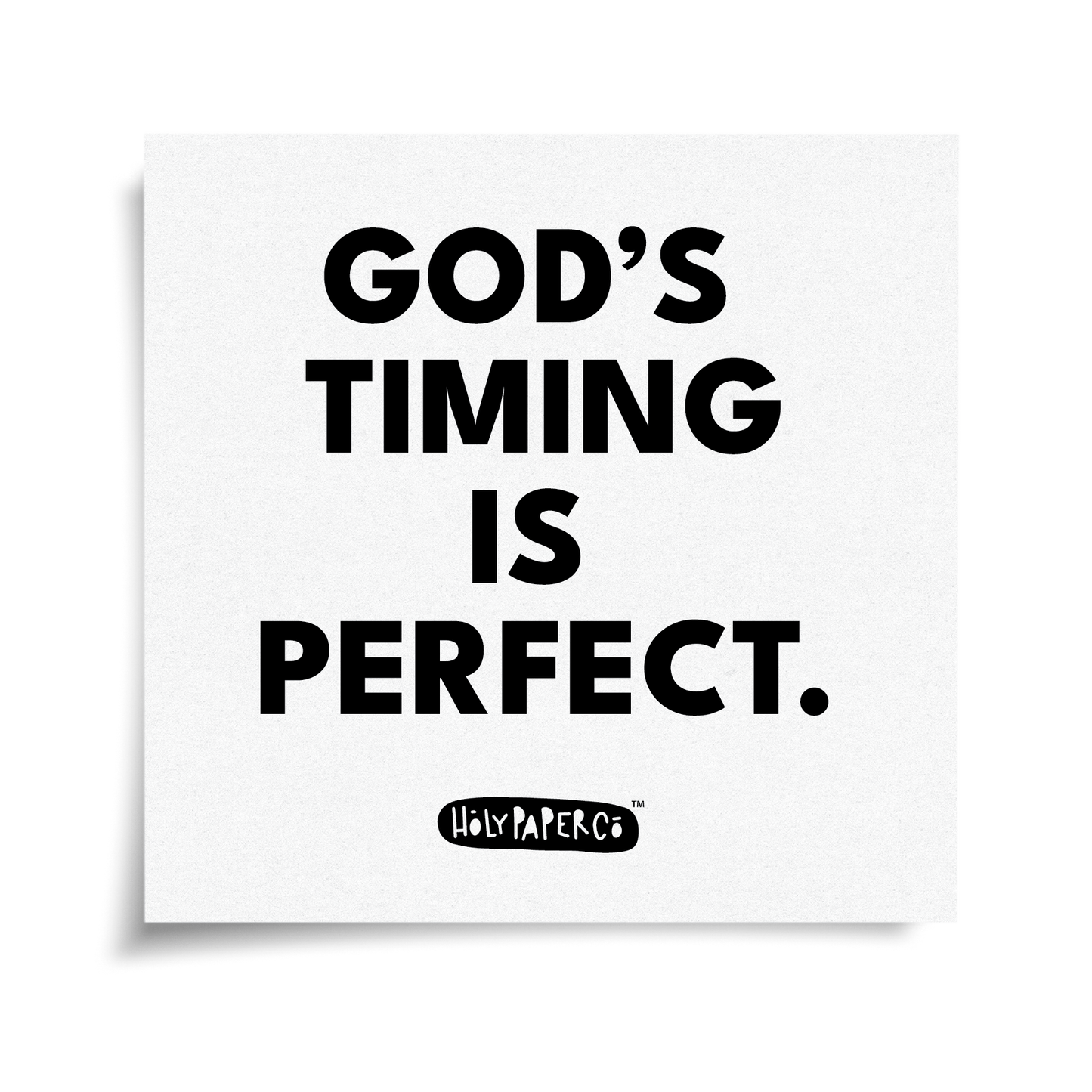 Clearance! God's Timing is Perfect Tracts