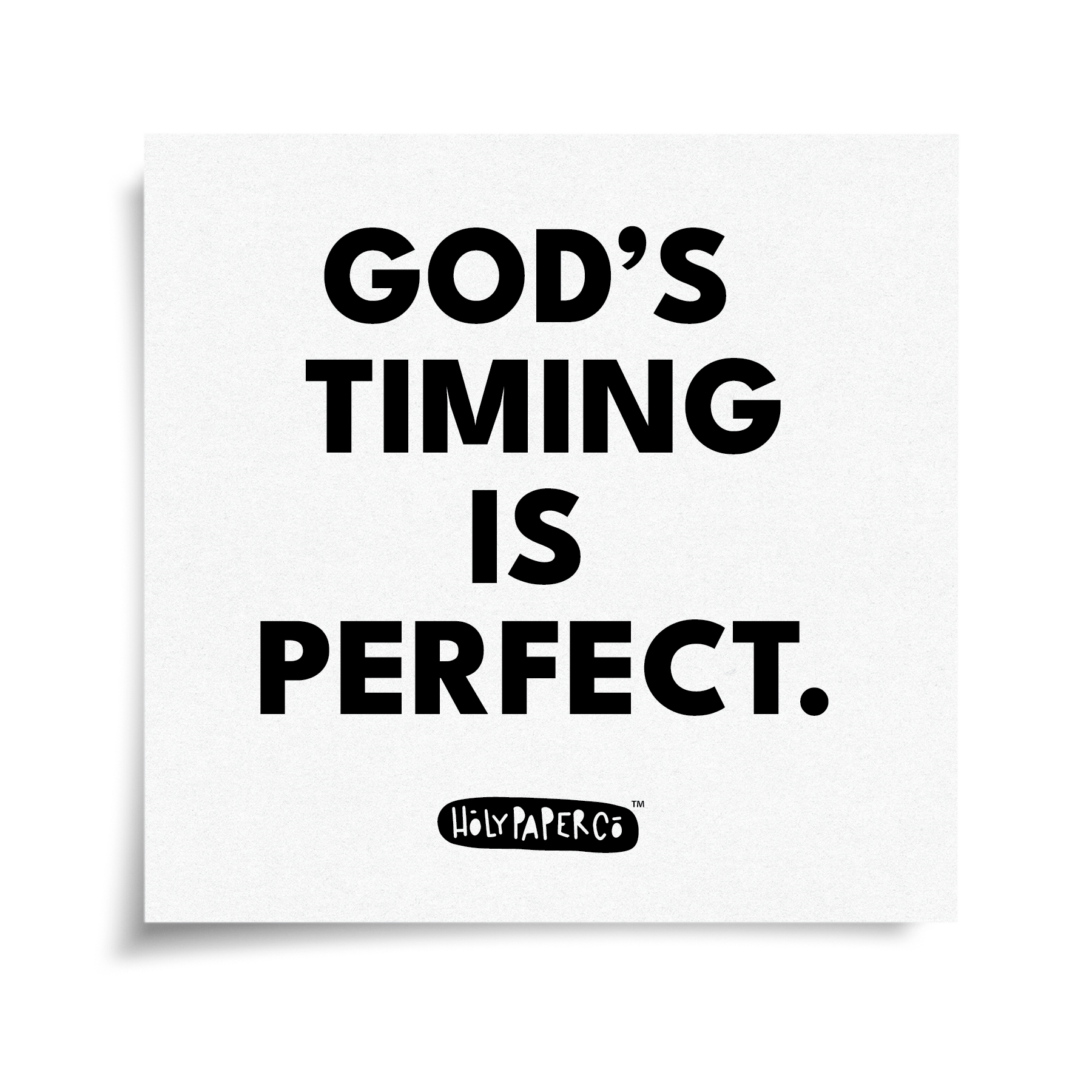 Clearance! God's Timing is Perfect Tracts